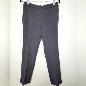 DKNY Suit Straight Pants Leg Women's Gray Steel Size 8 Bussines WorkCondition